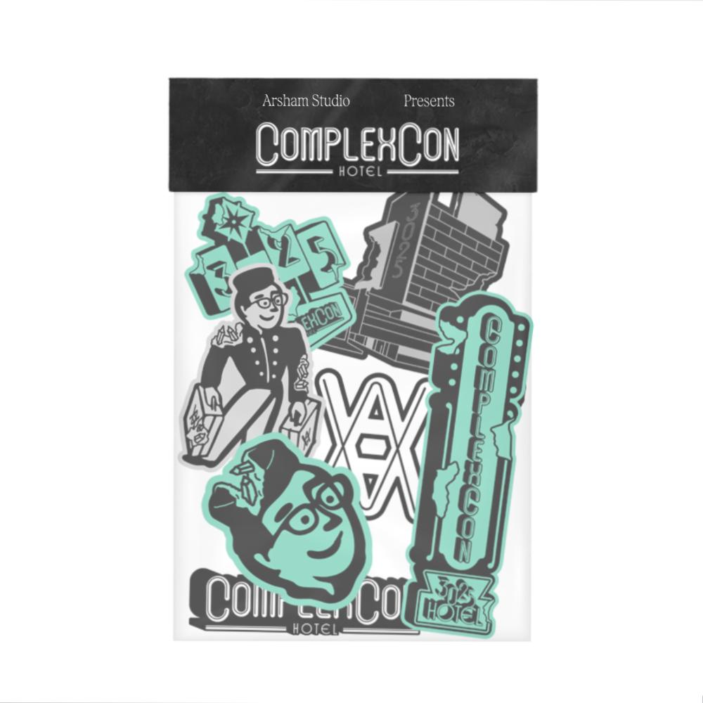 Daniel Arsham + ComplexCon Sticker Pack (Set of 5)