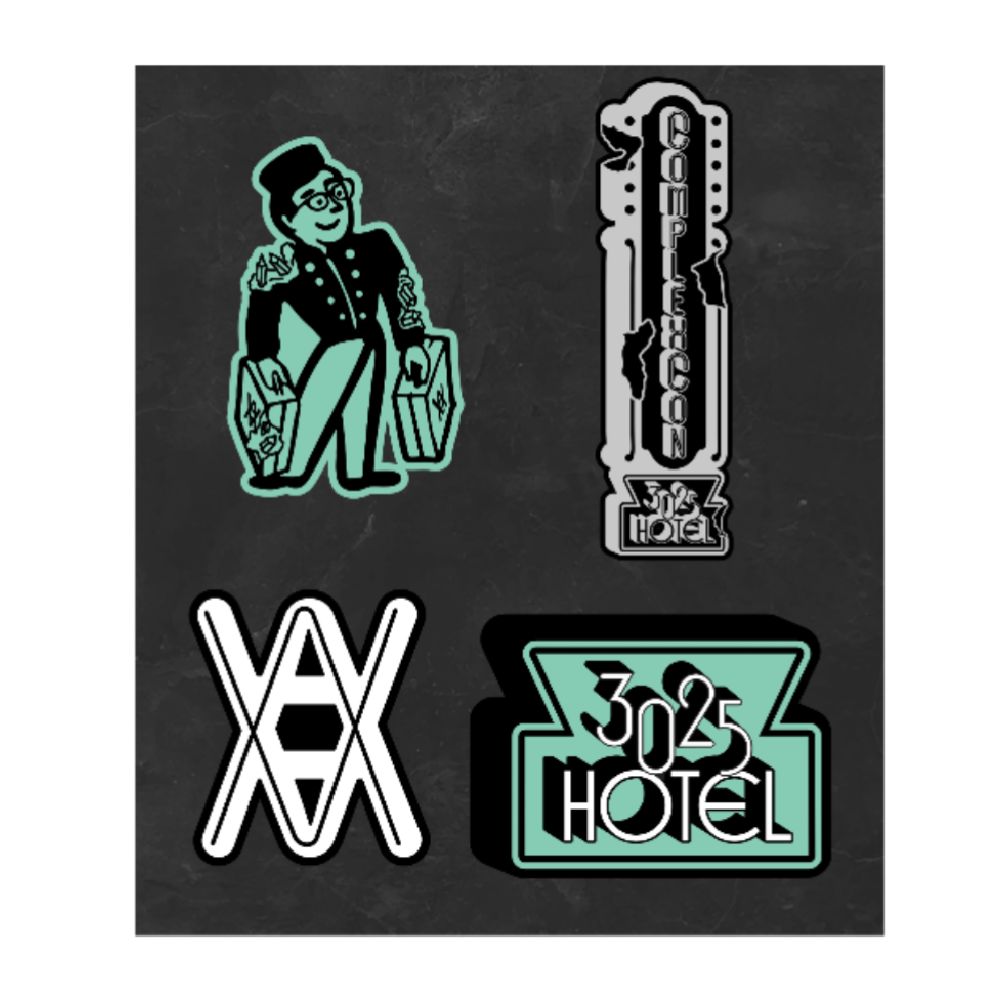 Daniel Arsham + ComplexCon Enamel Pins (Set of 4)