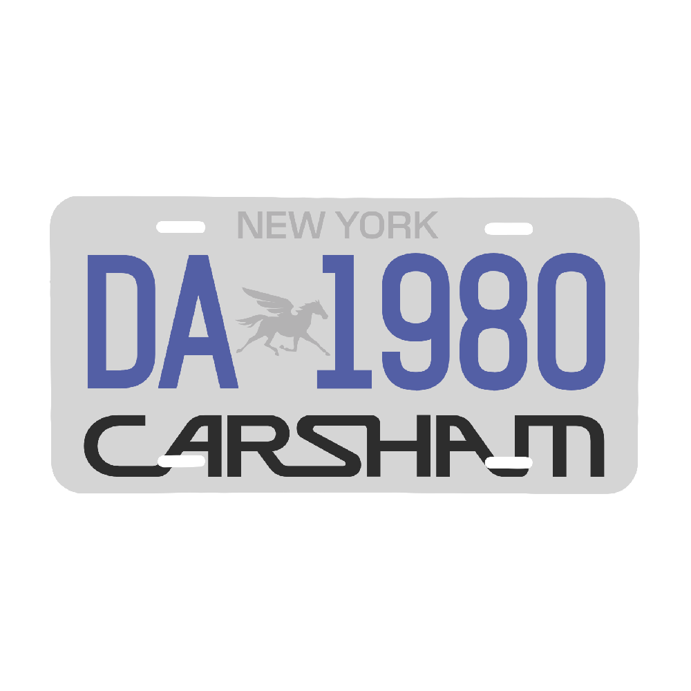 Arsham Studio Carsham License Plate