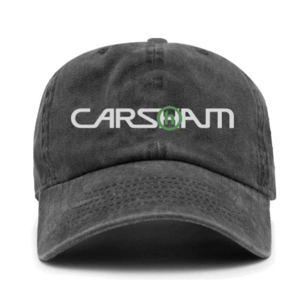 CARS(h)AM CAP (full embroidery) - BLACK