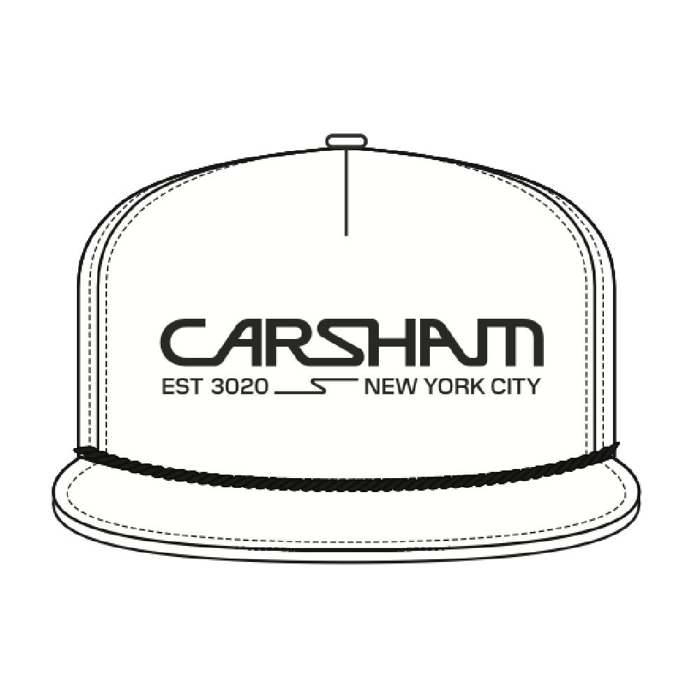 Arsham x Malbon nylon rope hat - white