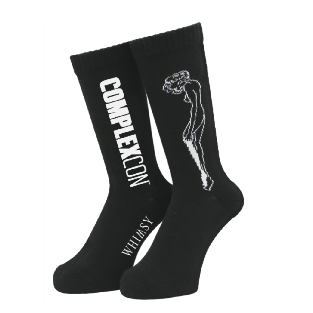 ComplexCon + Whimsy sock - black