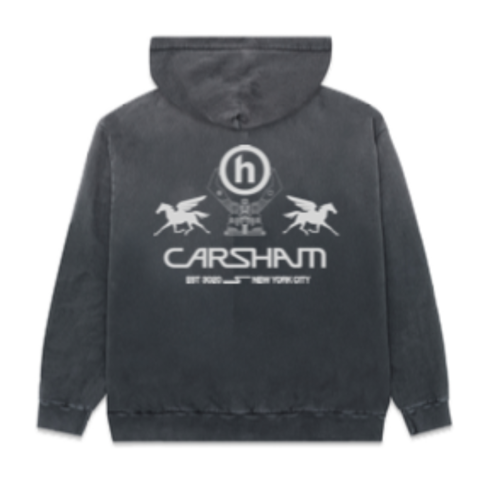 CARS(h)AM HOODIE - WASHED BLACK
