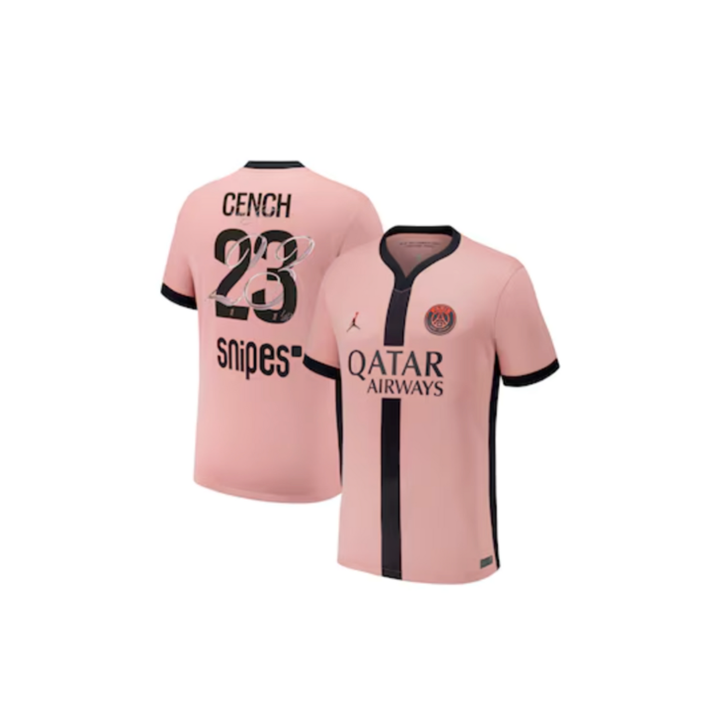 PSG x Jordan Third Stadium Jersey with Central Cee print CENCH 23