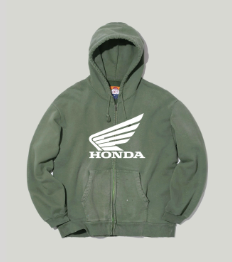 HONDA × SWJP 1/1 CUSTOM ZIP UP HOODIE (Large)