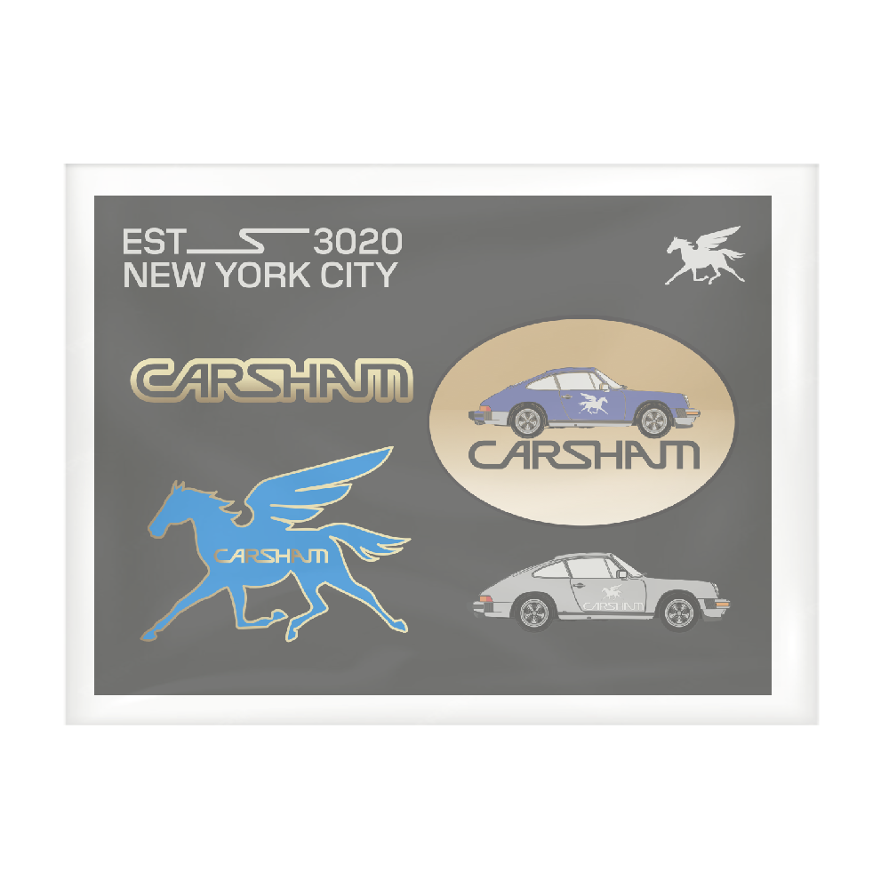 Arsham Studio Carsham Enamel Pin Set (Set of 4)
