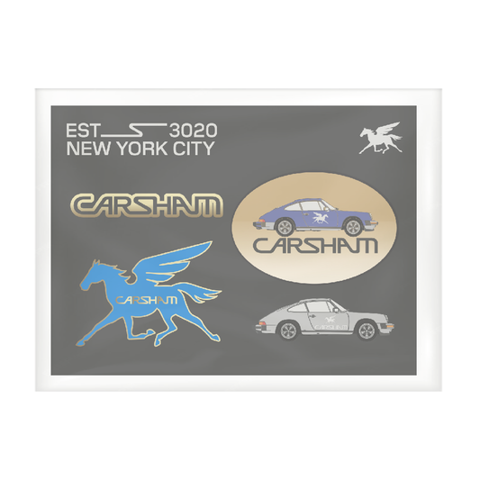 Arsham Studio Carsham Enamel Pin Set (Set of 4)