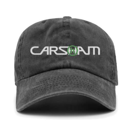 CARS(h)AM CAP (full embroidery) - BLACK