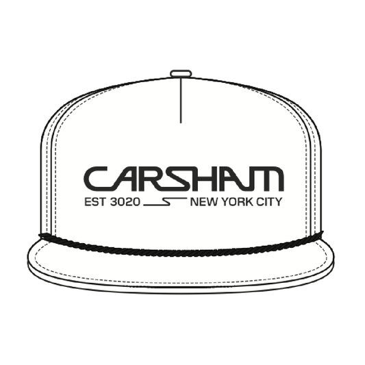 Arsham x Malbon nylon rope hat - white