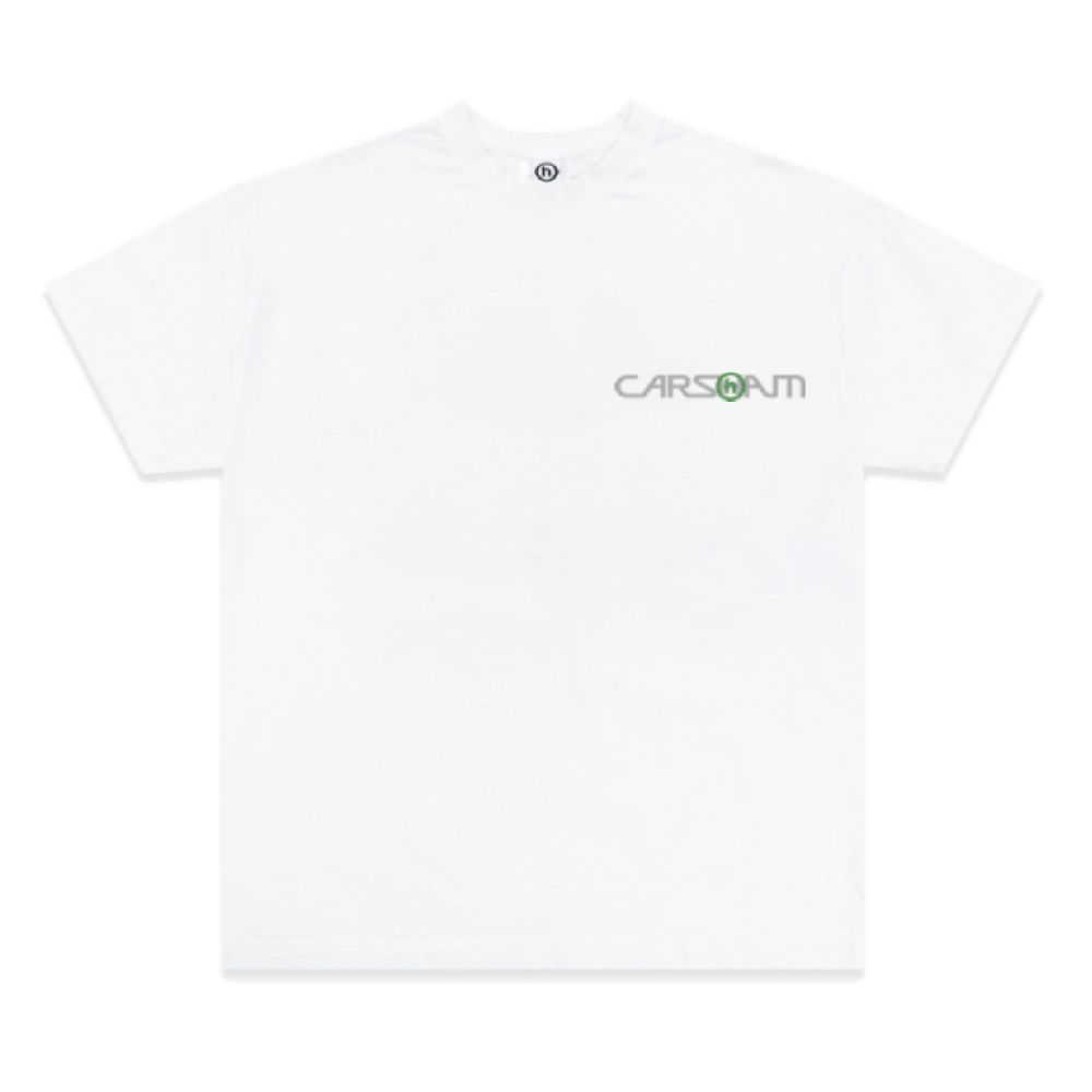 CARS(h)AM H LOGO TEE - WHITE/3M