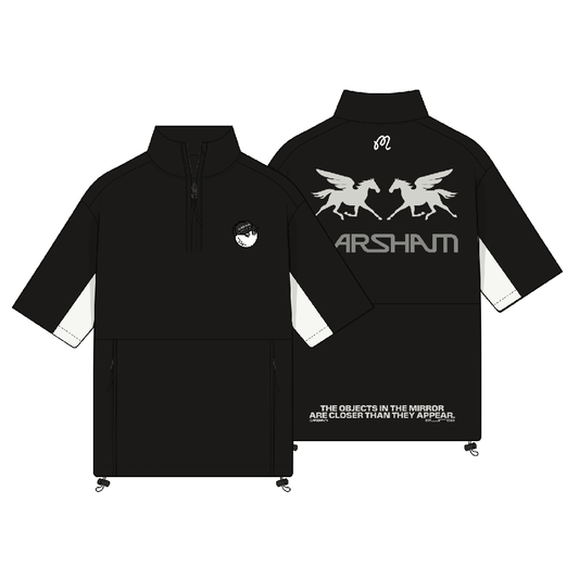 Arsham x Malbon nylon windshirt - black