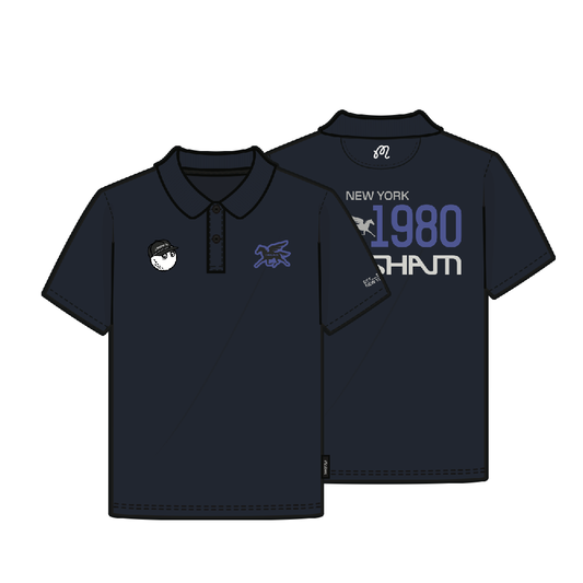 Arsham x Malbon performance pique polo - navy