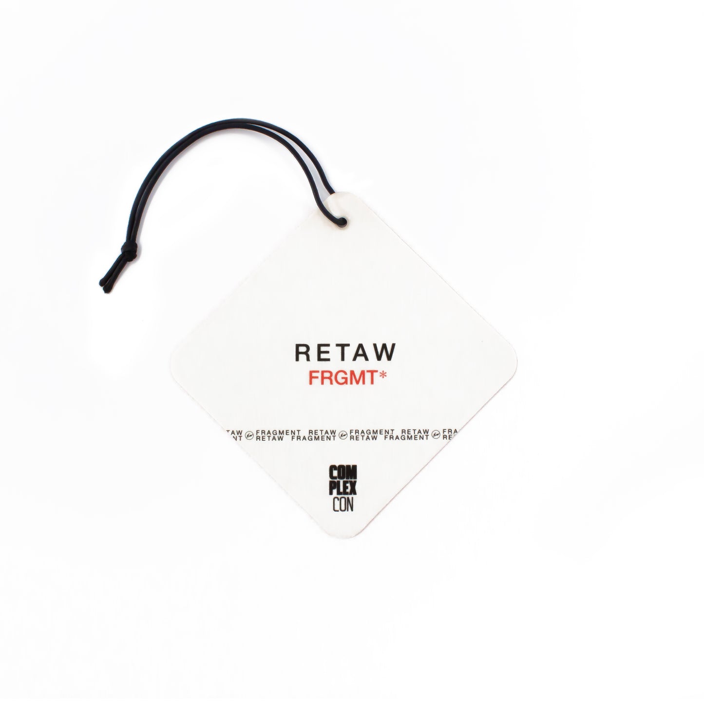 retaW x fragment design x ComplexCon Car Tag (Black)