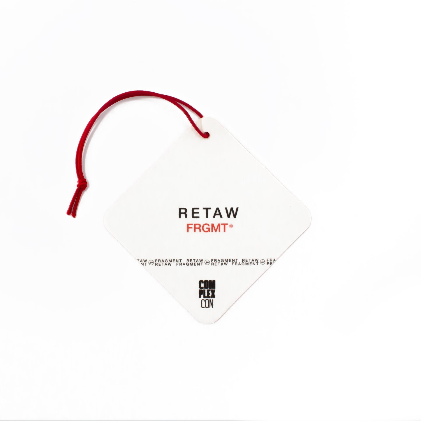 retaW x fragment design x ComplexCon Car Tag (Red)