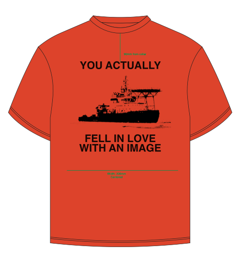 VIRGIL ABLOH ARCHIVE T-SHIRT "YOU FELL IN LOVE WITH AN IMAGE"