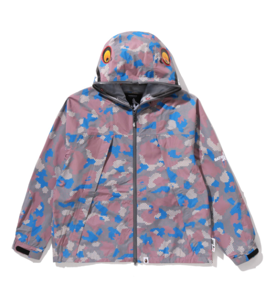 BAPE BY KAZUKI KURAISHI 3L DIGITAL 1ST CAMO DOT SHARK SBJKT