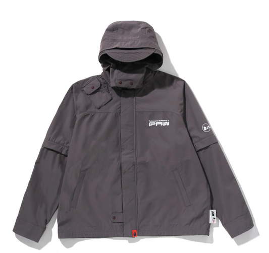 BAPE BY KAZUKI KURAISHI 3L DETACHABLE HOODED RAIN JACKET