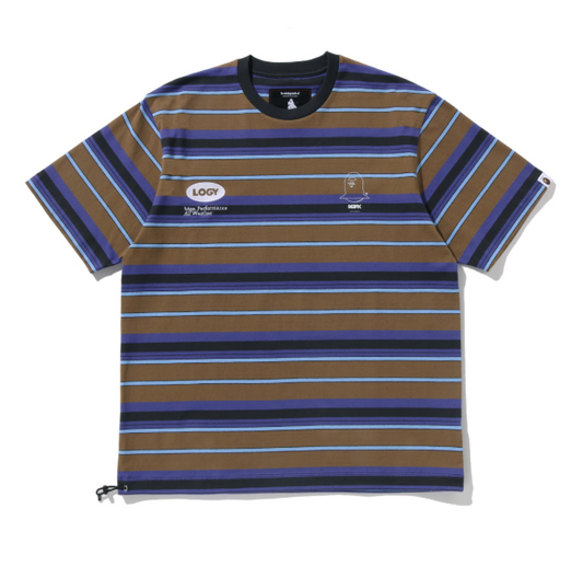 BAPE BY KAZUKI KURAISHI MULTI STRIPE SS TEE