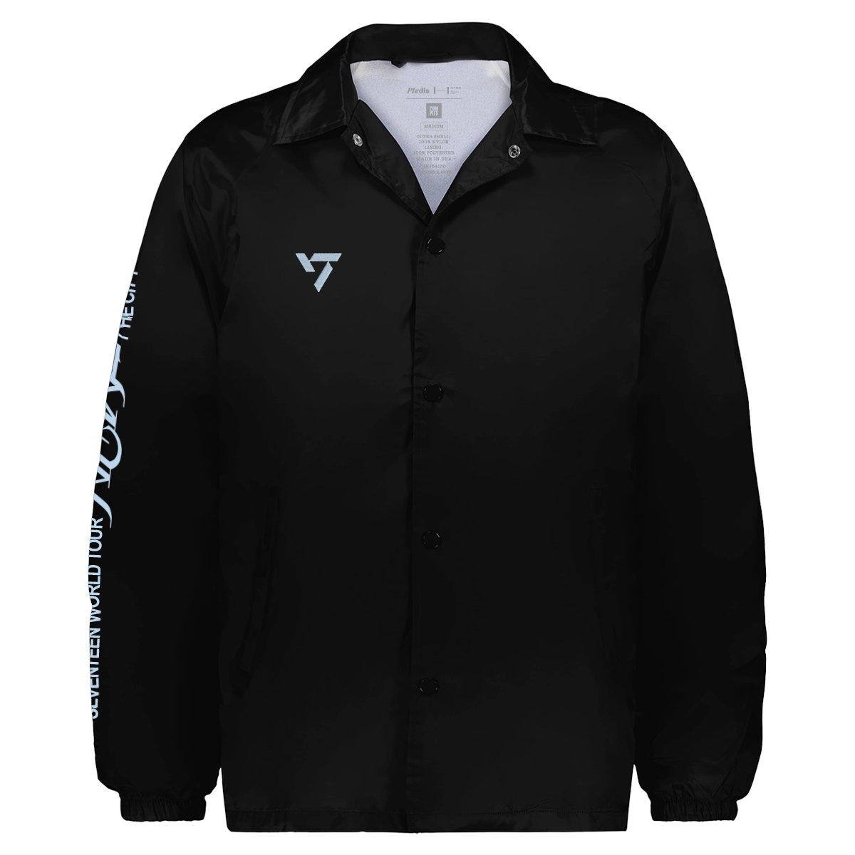 SEVENTEEN Complex Coach Jacket (Black)