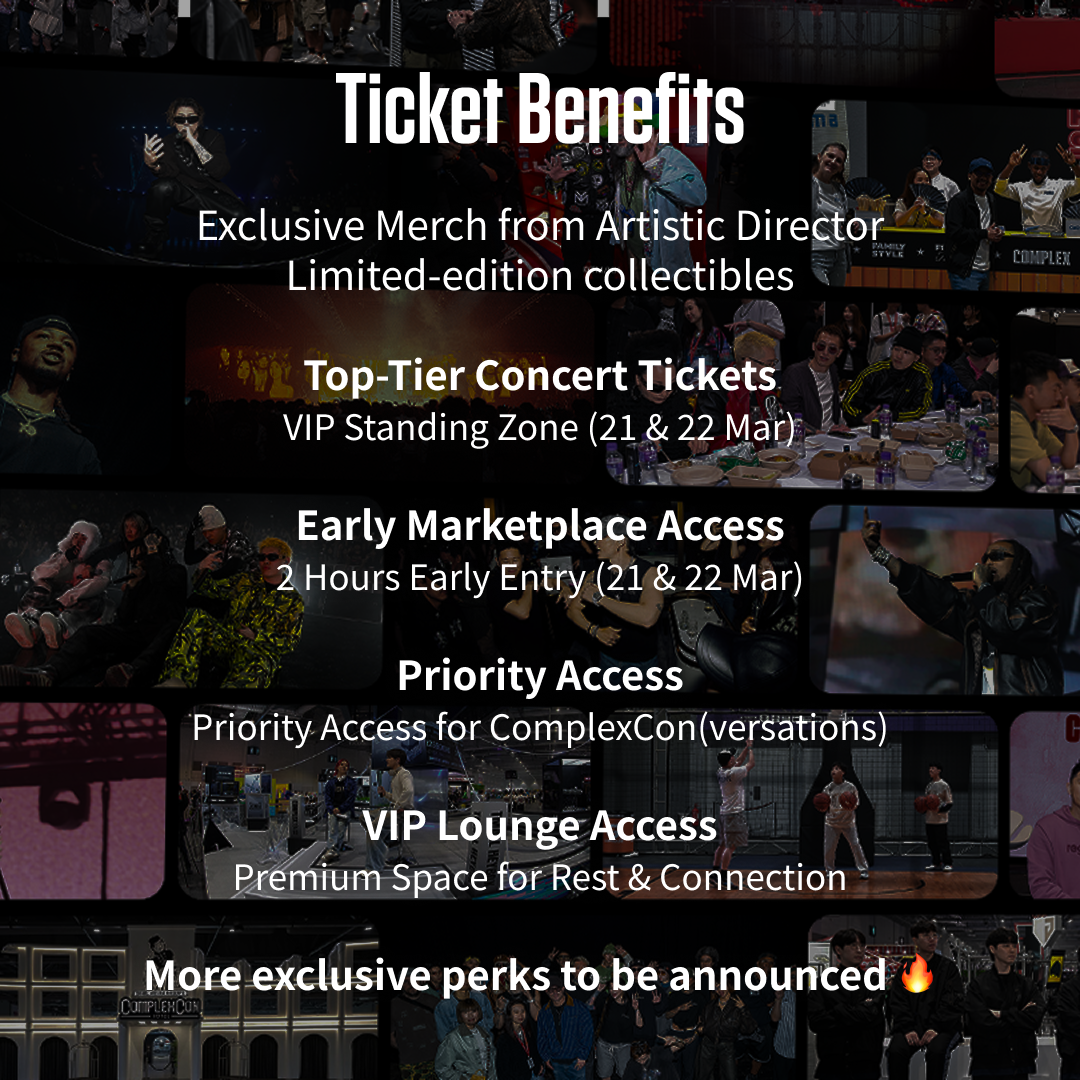 ComplexCon 香港 2026 門票 - 早鳥票