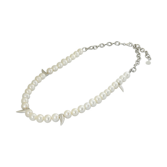 Player Diente Necklace, 925 Sterling Silver
